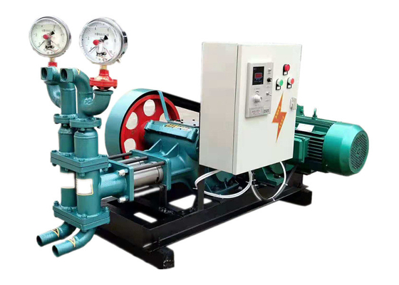 30Kw इलेक्ट्रिक सीमेंट ग्राउट पंप 110 मिमी पिस्टन ग्राउटिंग पंप ग्रीन