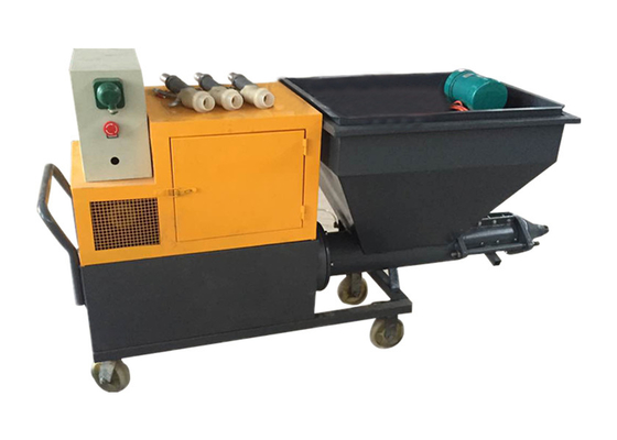 सीई पेंच मोर्टार पलस्तर मशीन 7.5KW प्लास्टर स्प्रे मशीन