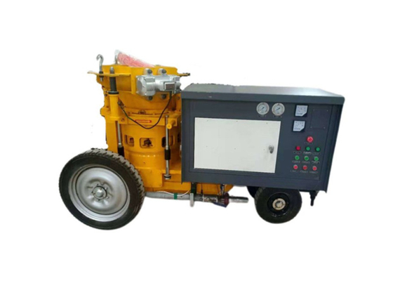 पतला प्रवाह शॉटक्रीट स्प्रेयर 7.5kw गीला शॉटक्रीट कंक्रीट पंप